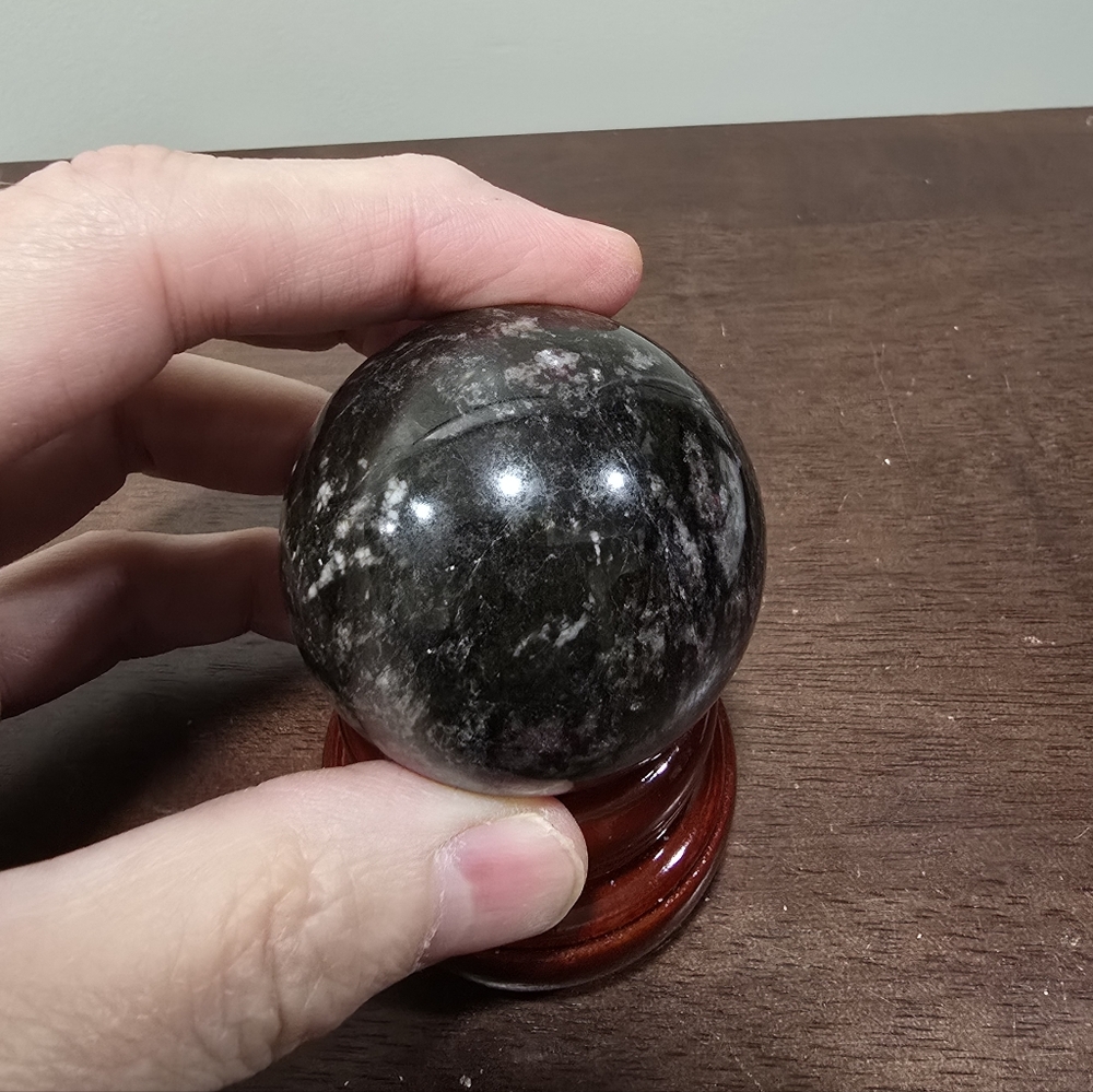 Purple Dumortierite Crystal Sphere 50 mm